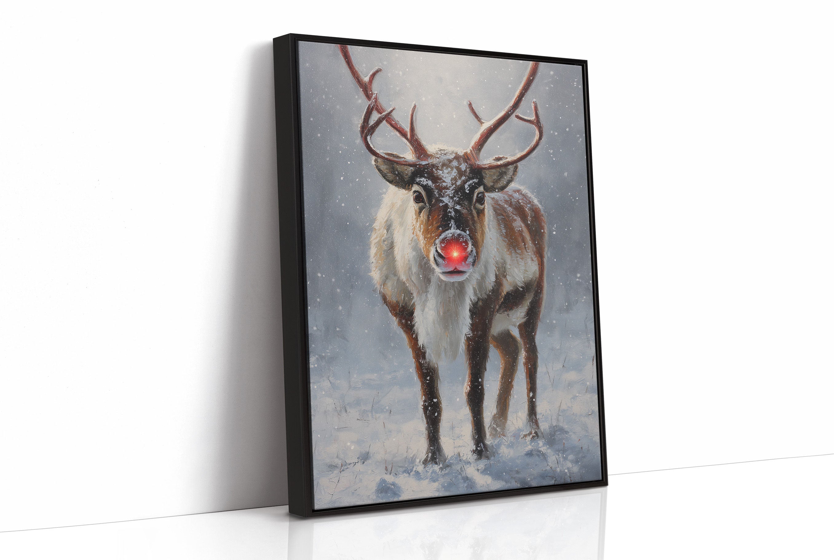 Rudolph Brings December's First Snow