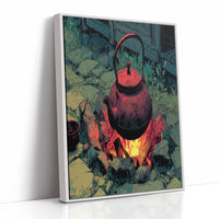 Kettle Over Open Flame