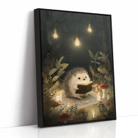 Midnight Tales Under Glowing Bulbs