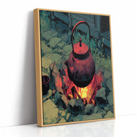 Kettle Over Open Flame