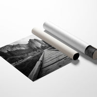 Wooden Path To Mountain Majesty