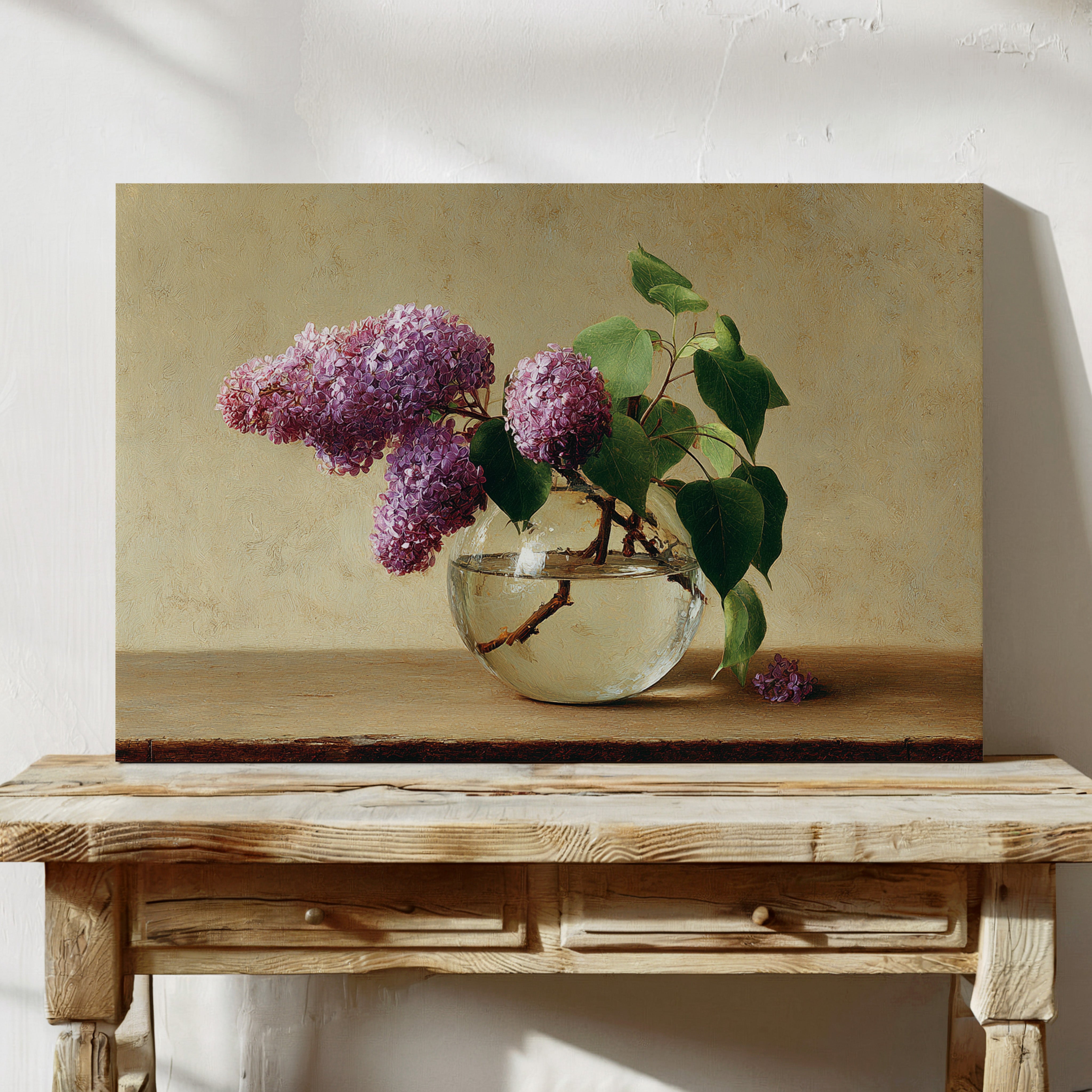 Lilacs Dance In Crystal Light