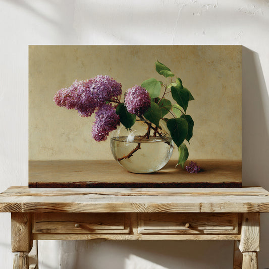 Lilacs Dance In Crystal Light