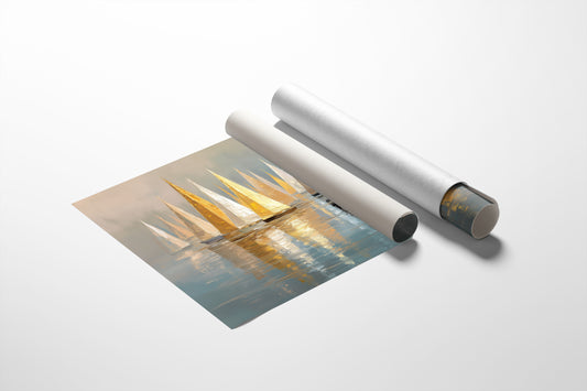 Golden Sails Dance At Dawn