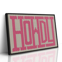 Howdy Pink Mosaic Western Greeting