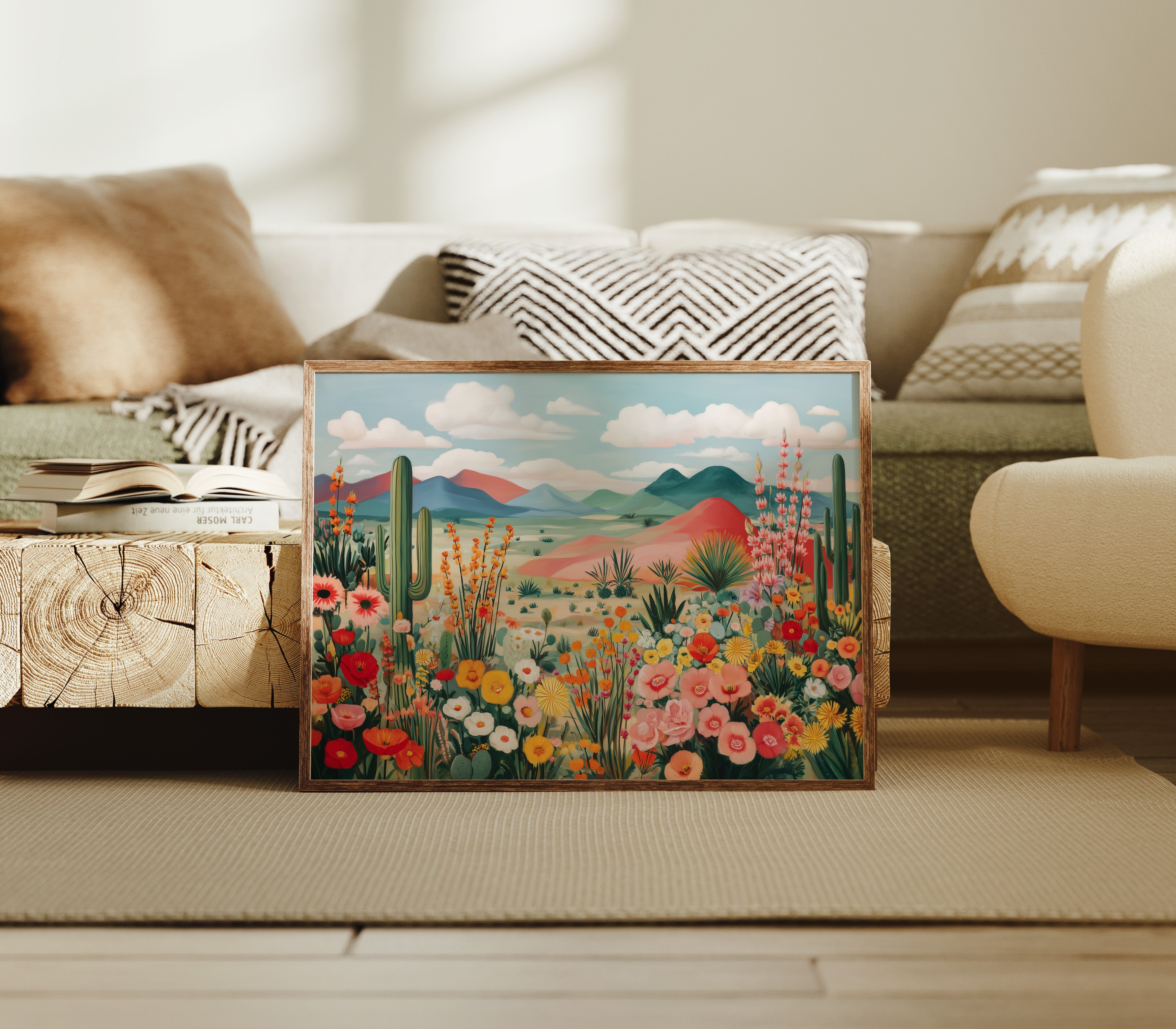 Wildflowers Dance Through Desert Mountains