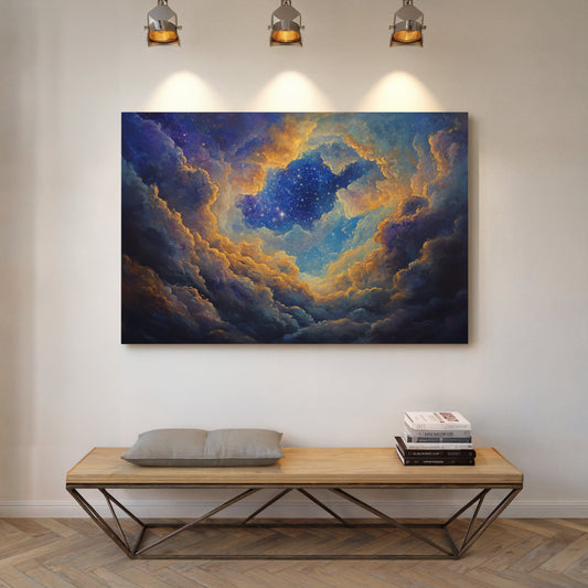 Heaven Opens Its Golden Gates