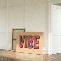 Retro VIBE Gradient Typography