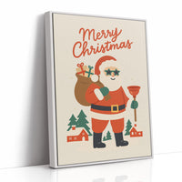 Retro Santa Brings Holiday Cheer