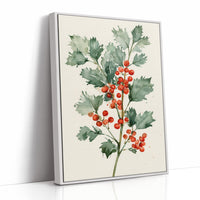 Holly Branch, Loosely Painted