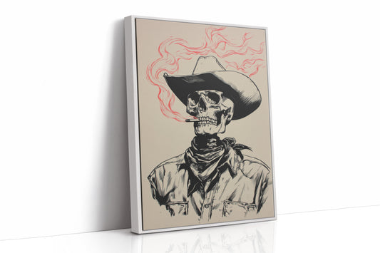 Ghost Rider's Last Stand - Smoking Skeleton Cowboy