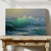 Ocean's Wild Dance At Dawn
