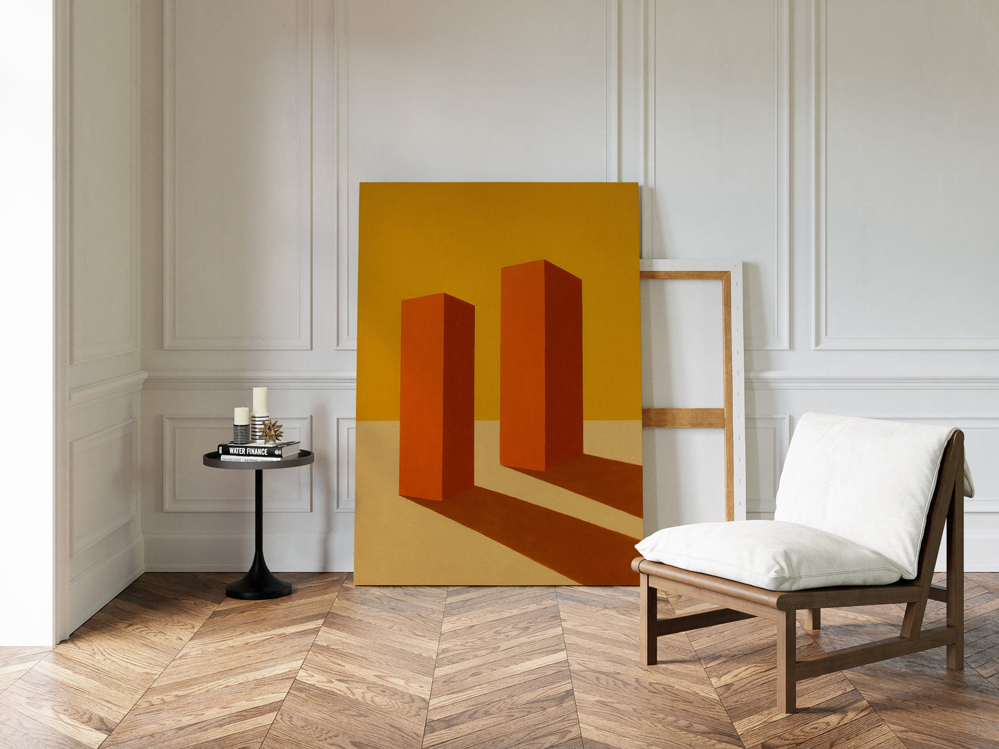 Monoliths Cast Long Desert Shadows