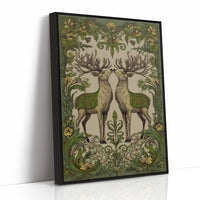 Winter Stags Dance Among Vines
