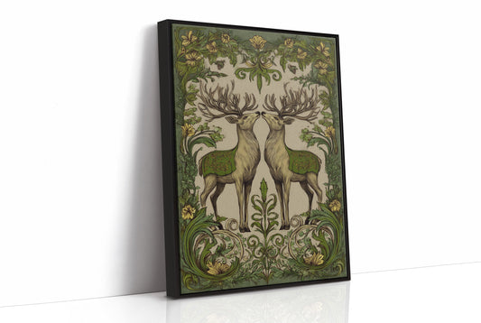 Winter Stags Dance Among Vines