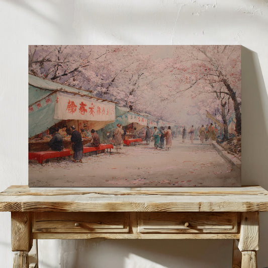 Cherry Blossoms Crown Market Day