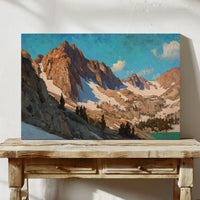 Alpine Peaks Touch Morning Light