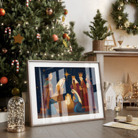 Starlit Kings Follow Golden Light