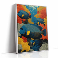 Angelfish Among the Coral