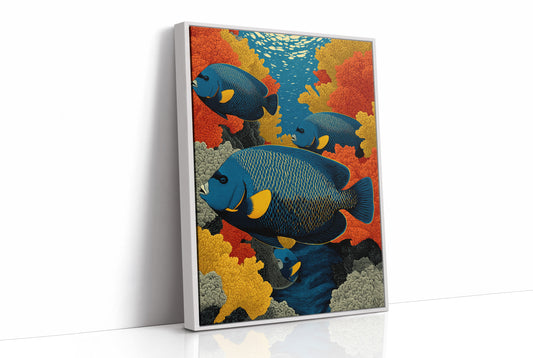 Angelfish Among the Coral