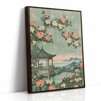 Pagoda Garden Chinoiserie Scene