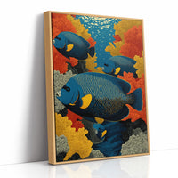 Angelfish Among the Coral