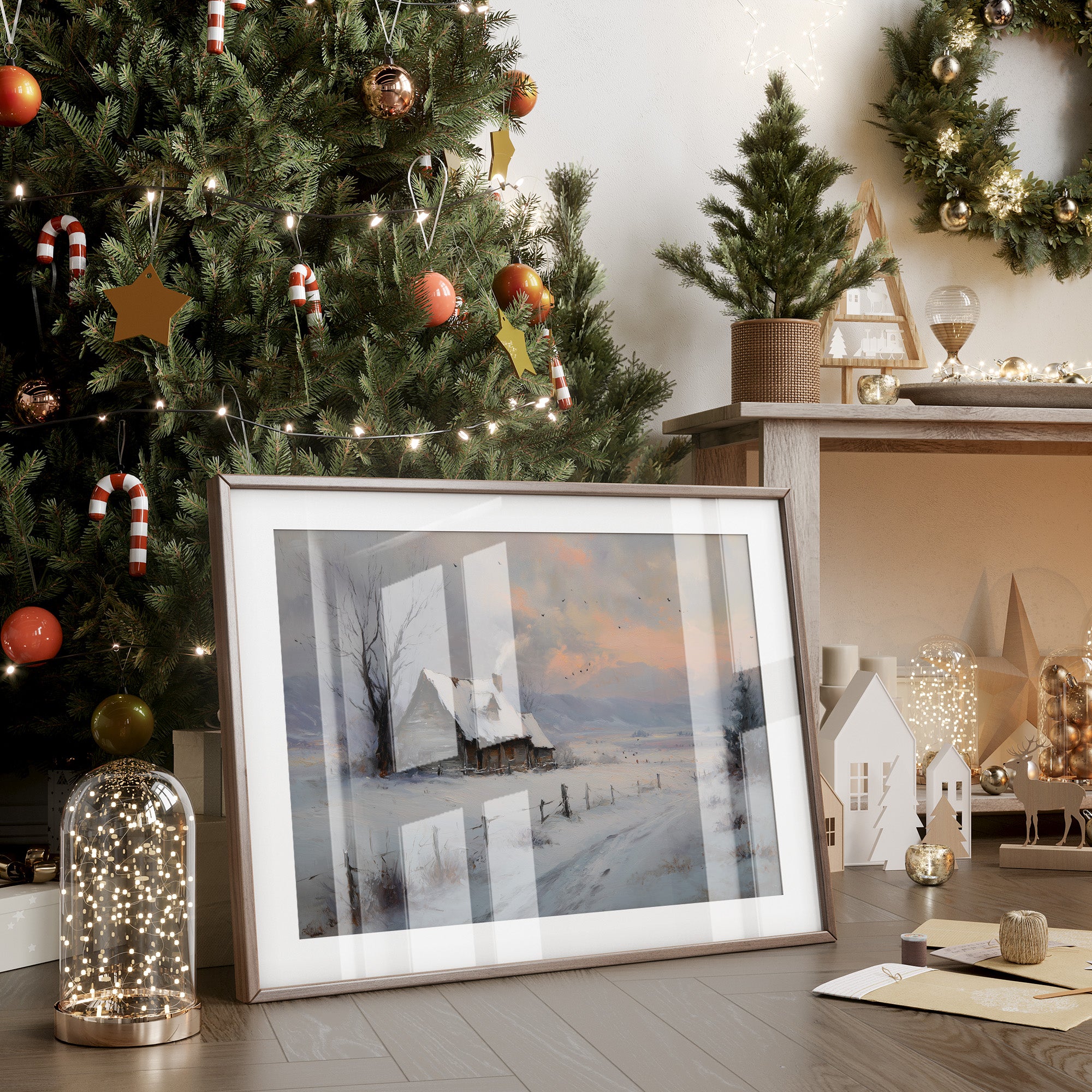 Snow Blankets The Forgotten Farmhouse