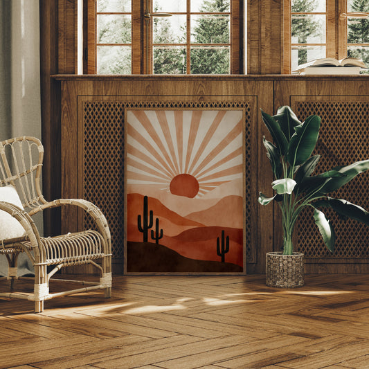 Desert Sun Paints Ancient Stories