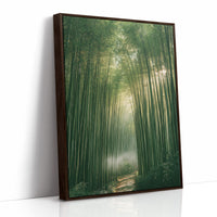 Misty Bamboo Forest Pathway