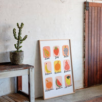 Fruits of the Spirit Illustrated Print