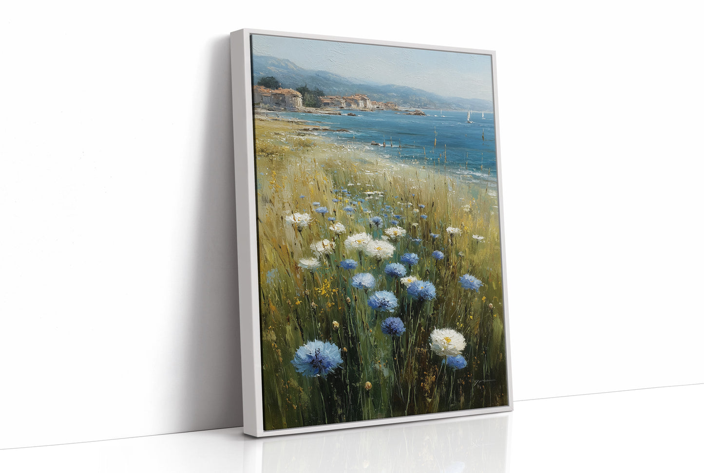 Cornflowers Face the Sailing Wind