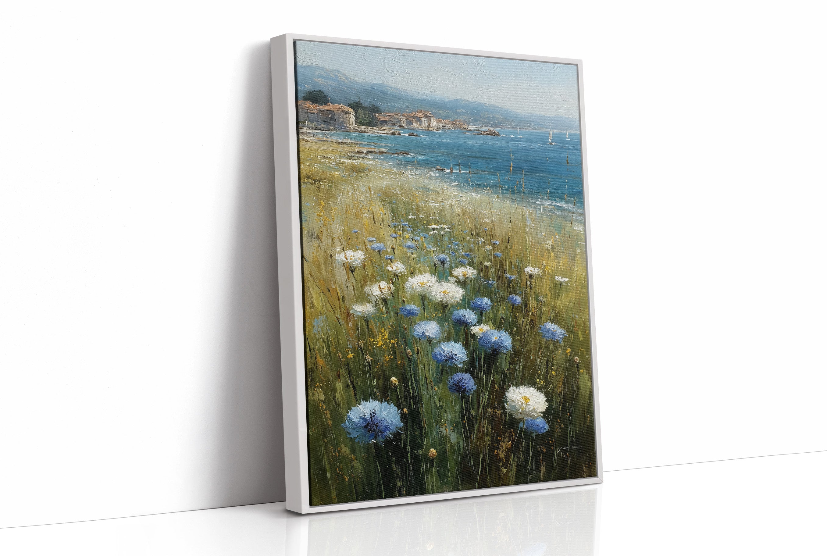 Cornflowers Face the Sailing Wind