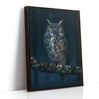Great Horned Owl Night Portrait