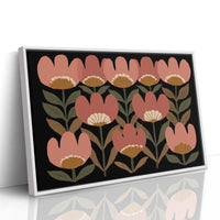 Coral Blooms Dance Against Midnight