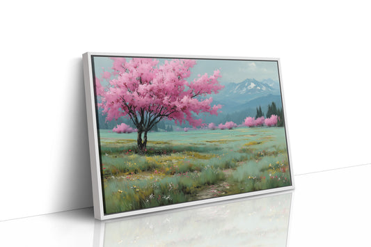 Cherry Blossoms Paint Mountain Stories