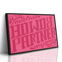 Howdy Partner in Playful Pink Western Style