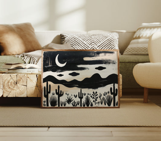 Midnight Cactus Sings Desert Lullabies
