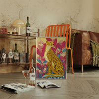 Elegance Among Vibrant Blooms