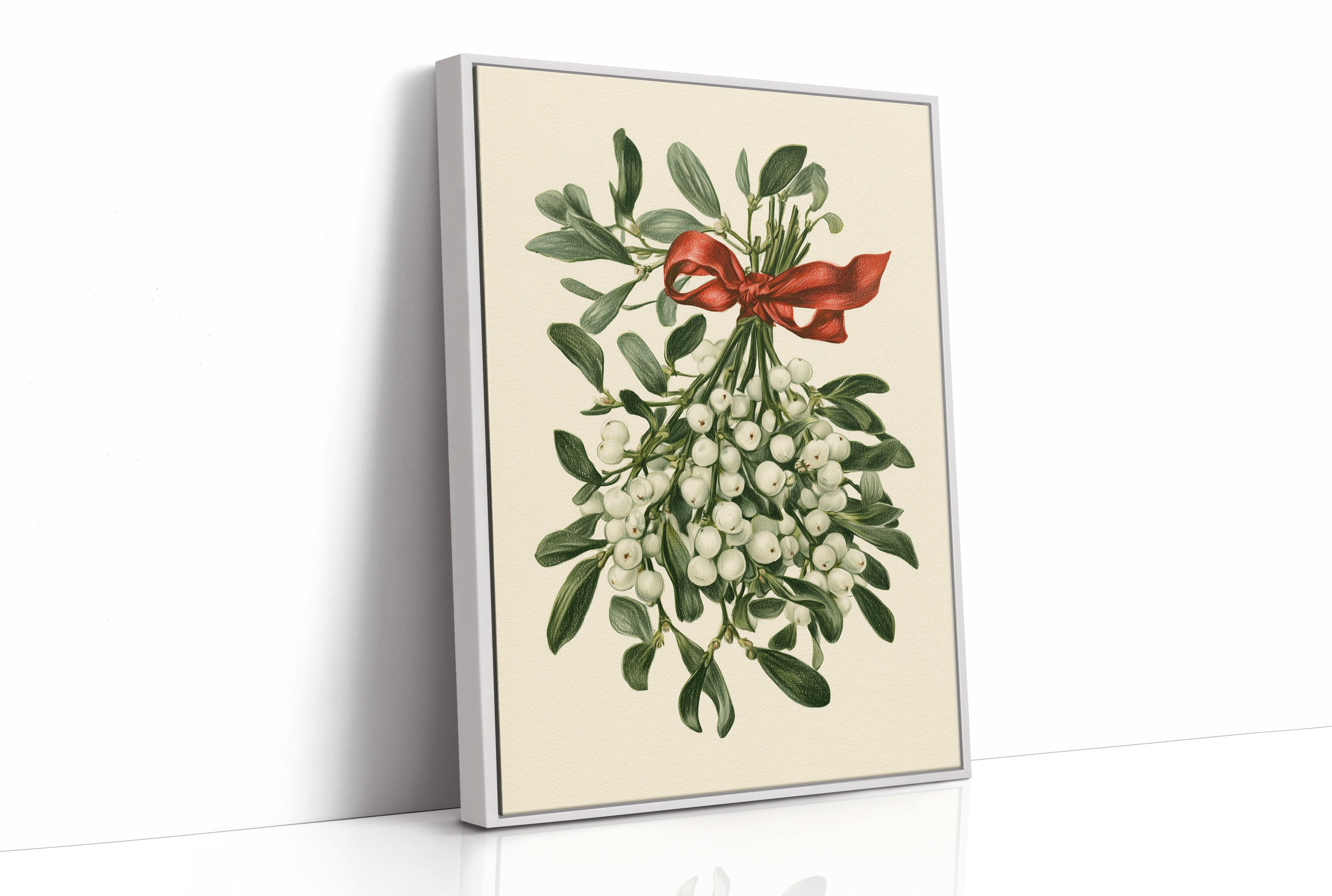 Mistletoe, Tied in Red