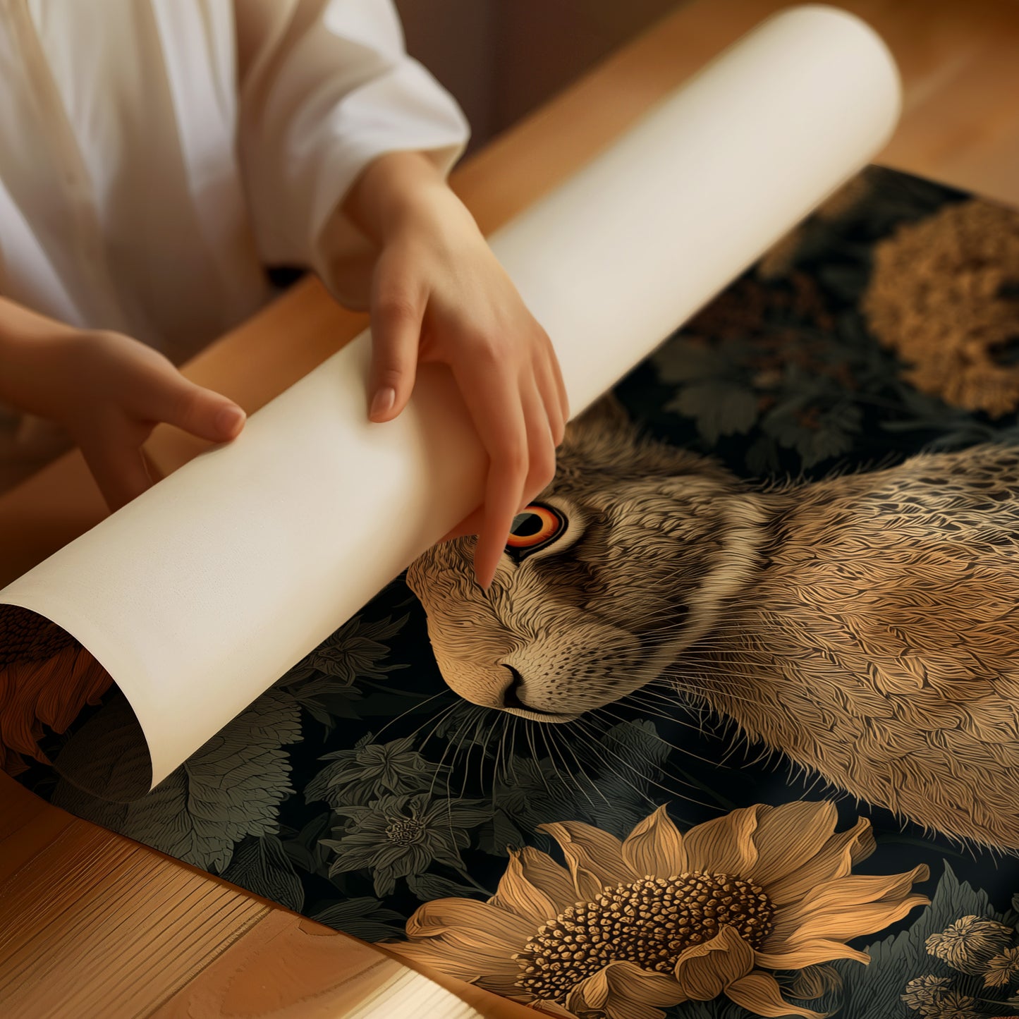 The Hare Who Watched the Garden