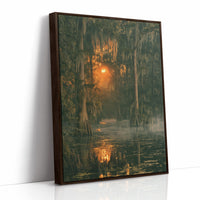 Cypress Bayou Sunset Glow