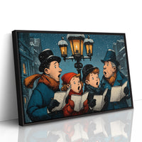 Carolers Hitting the High Note, Barely
