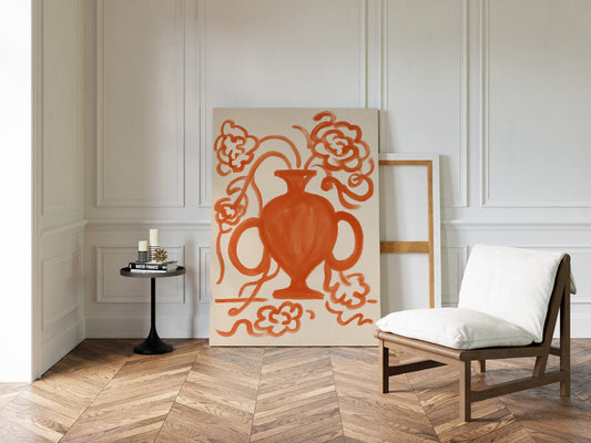 Terracotta Blooms Find Modern Grace