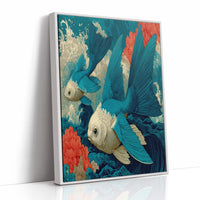Koi in the Great Wave