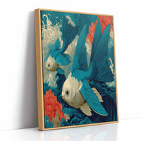 Koi in the Great Wave