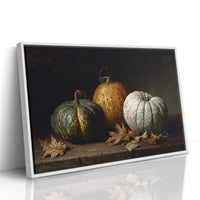 Autumn Gourds Dance With Maple