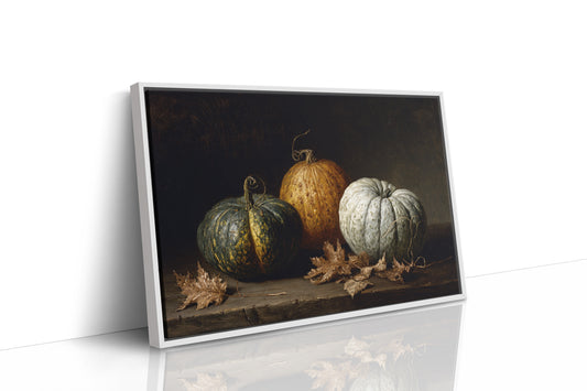 Autumn Gourds Dance With Maple