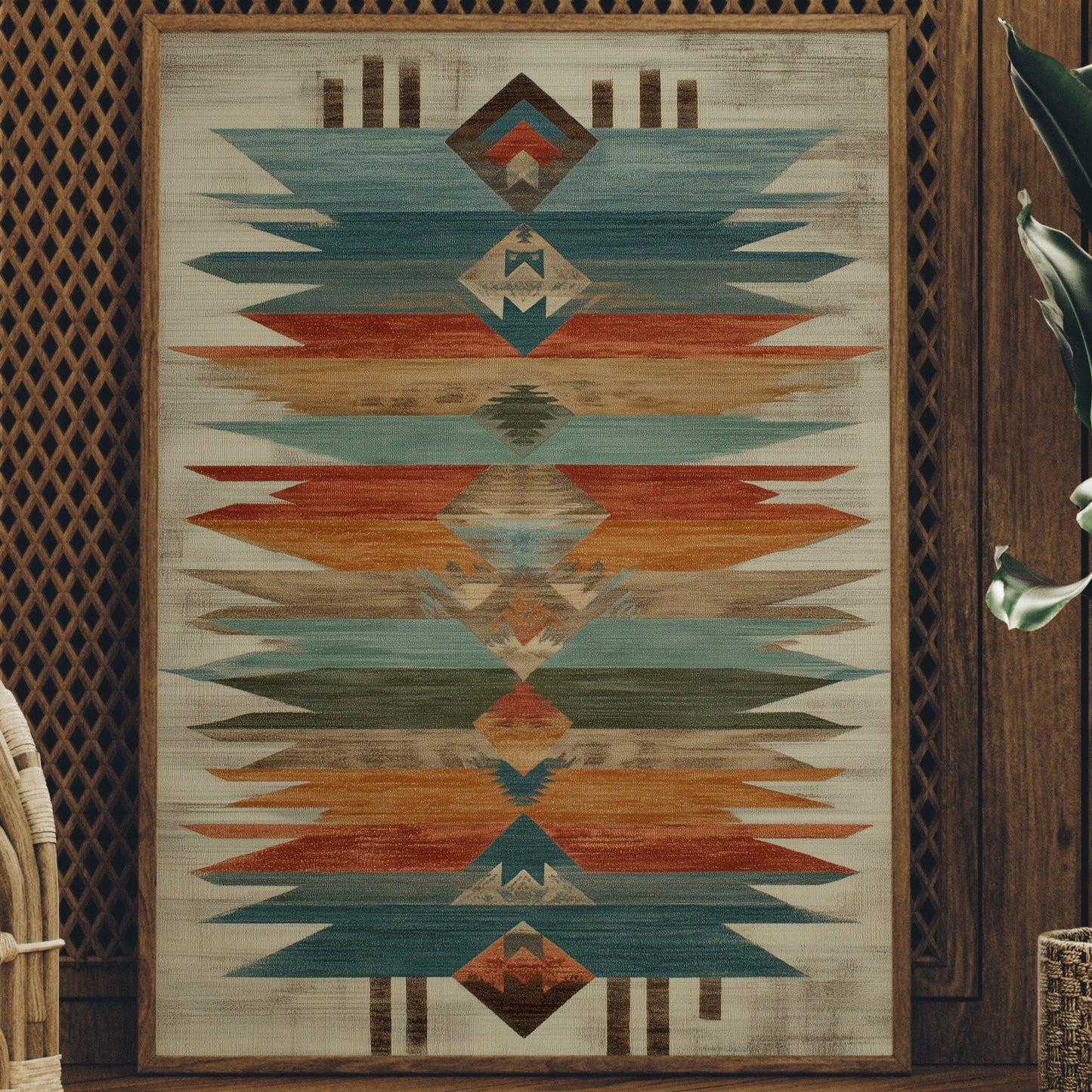 Ancient Stories Painted In Turquoise