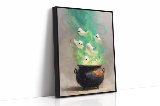 Spirits Dancing in Vibrant Mist