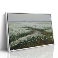 White Tulips Dance Through Dutch Fields